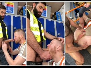 workers fuck in locker rooms after shift